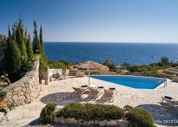 Blue Caves - Exceptional With Private Pools Direct Access To The Sea * Коритион