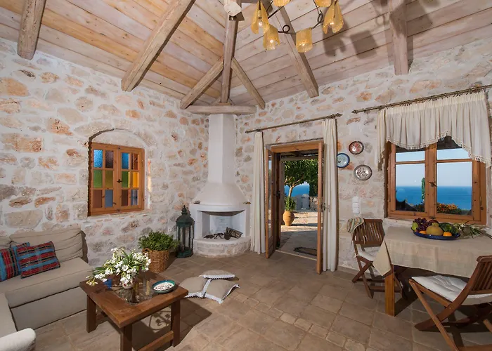 Blue Caves - Exceptional With Private Pools Direct Access To The Sea Вилла Коритион