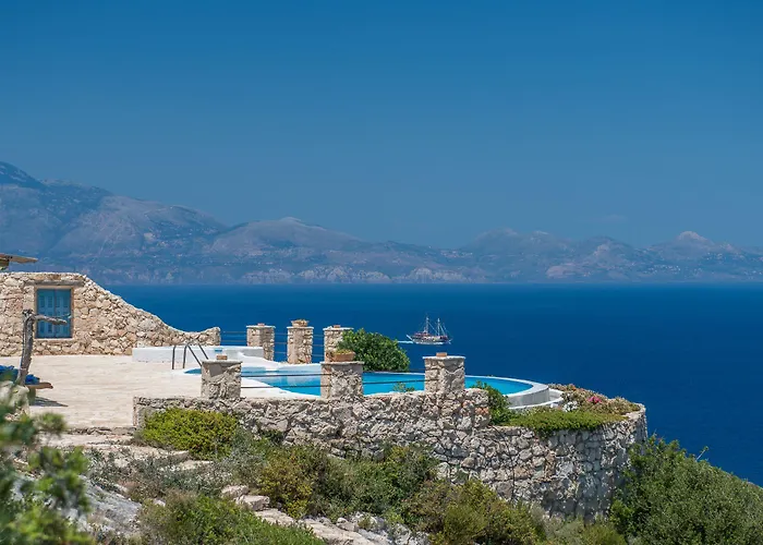 Blue Caves - Exceptional With Private Pools Direct Access To The Sea