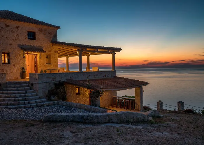 Blue Caves - Exceptional With Private Pools Direct Access To The Sea Вилла Коритион