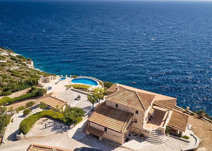 Blue Caves - Exceptional With Private Pools Direct Access To The Sea